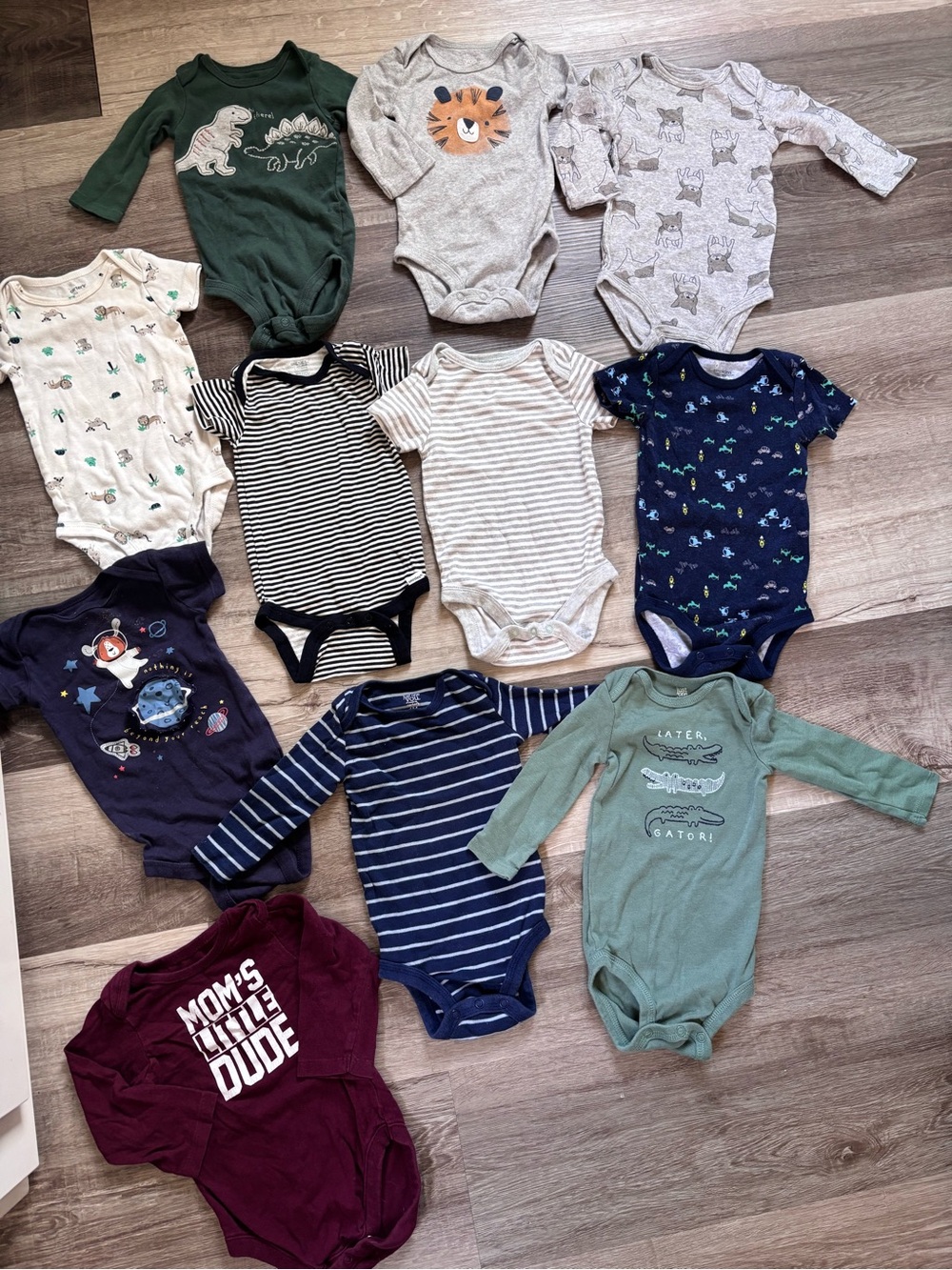 Mixed Baby One-Piece Bodysuit Bundle - Assorted Colors